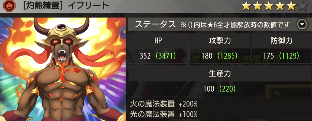 【灼熱精霊】イフリート画像