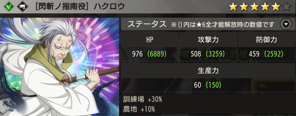 【閃斬ノ指南役】ハクロウ画像