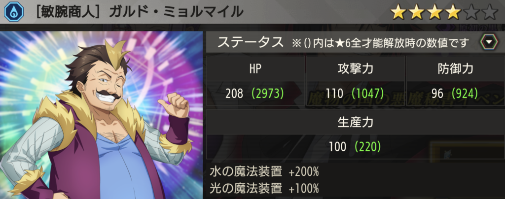 【敏腕商人】ガルド・ミョルマイル画像